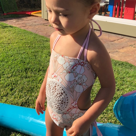 baby girl designer swimwear